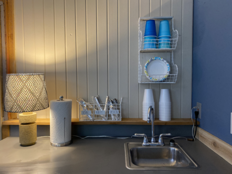 Bunkhouse kitchenette counter